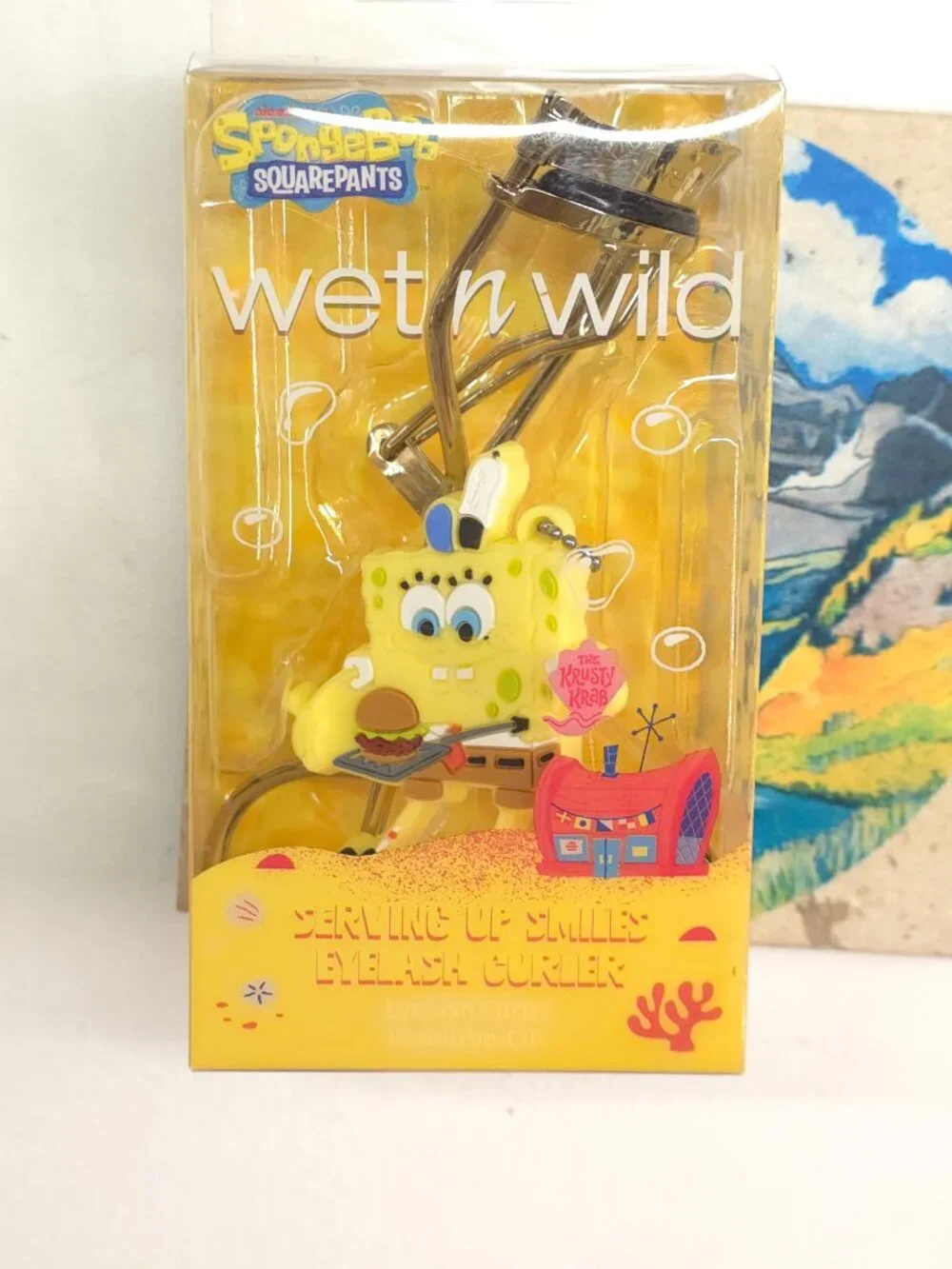 LIMITED EDITION Wet n Wild SpongeBob Serving Up Smiles Eyelash Curler